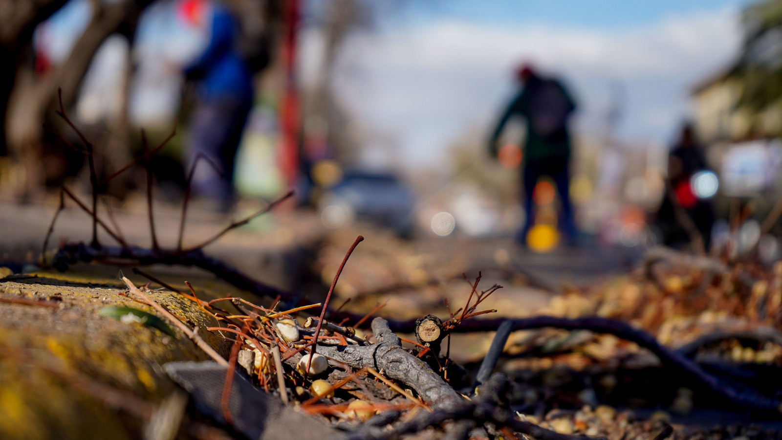 Las Heras continúa trabajando en los daños que dejó el viento Zonda